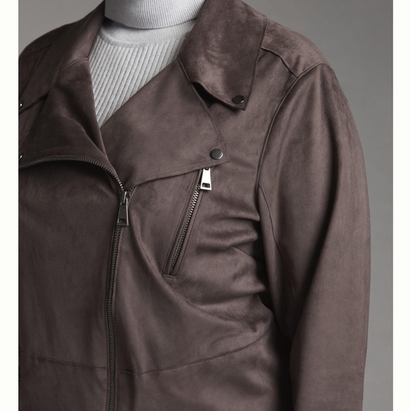 NWT Anthropologie Hutch grey moto jacket - Picture 12 of 13